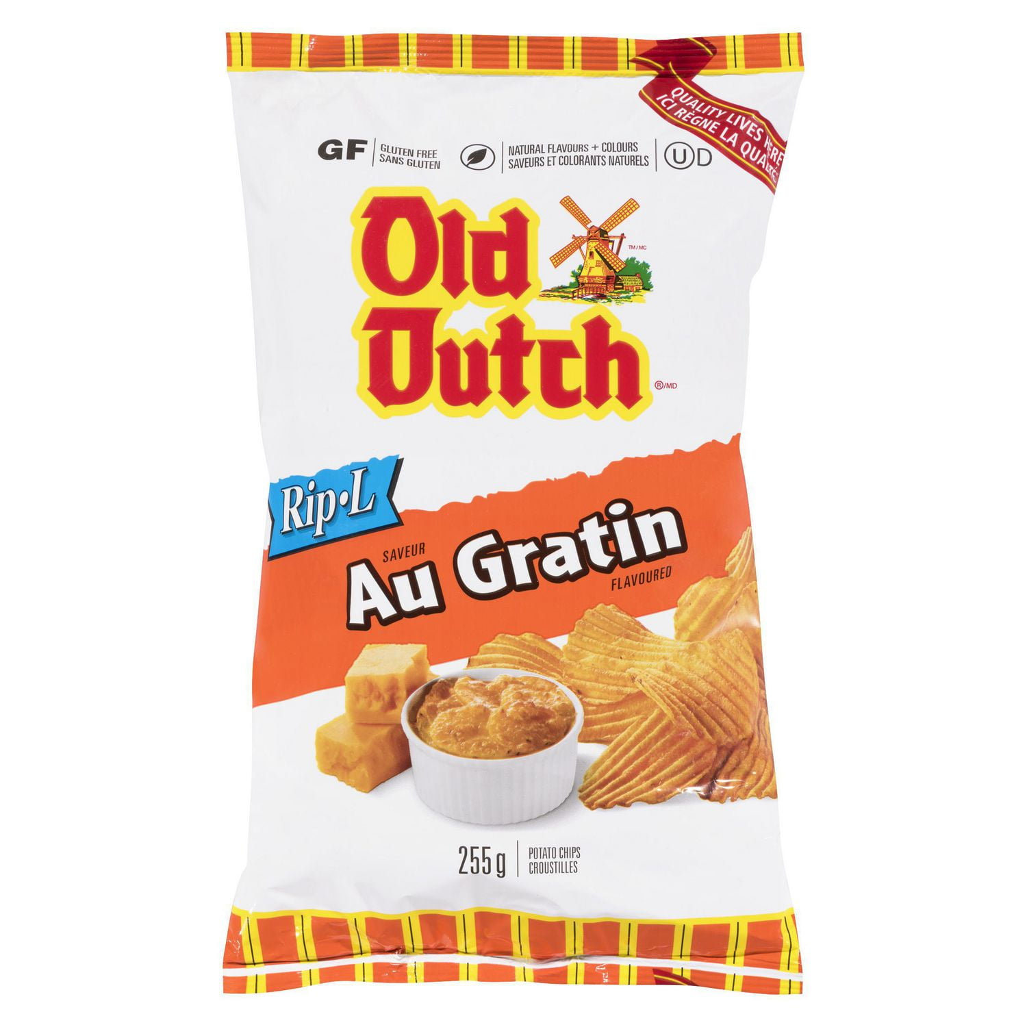 Old Dutch Rip L Au Gratin Potato Chips Walmart Canada
