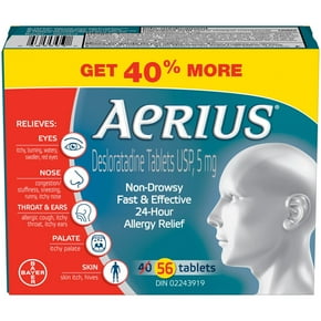 Aerius Health Products at Walmart Canada