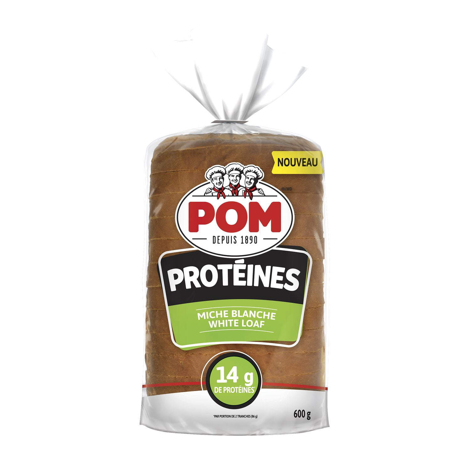 Miche blanche protéinée POM