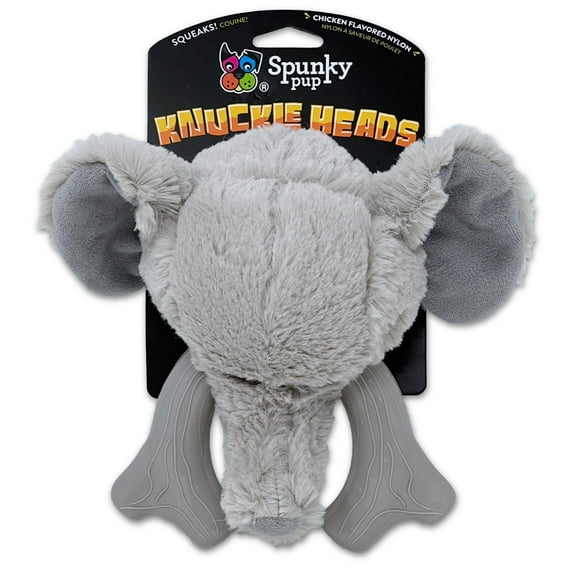 Knuckleheads 2-in-1 Elephant Dog Toy