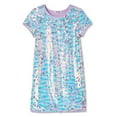 thumbnail image 1 of George Girls' Sequin Shift Dress, 1 of 2