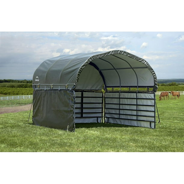Enclosure Kit for Corral Shelter 12 x 12 ft. Green (Corral Shelter