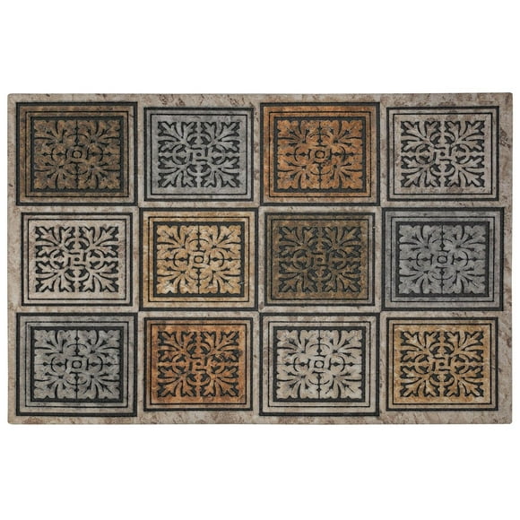 Mohawk Home Masonry Foliage Polyester Door Mat 1'11" X 2'11"