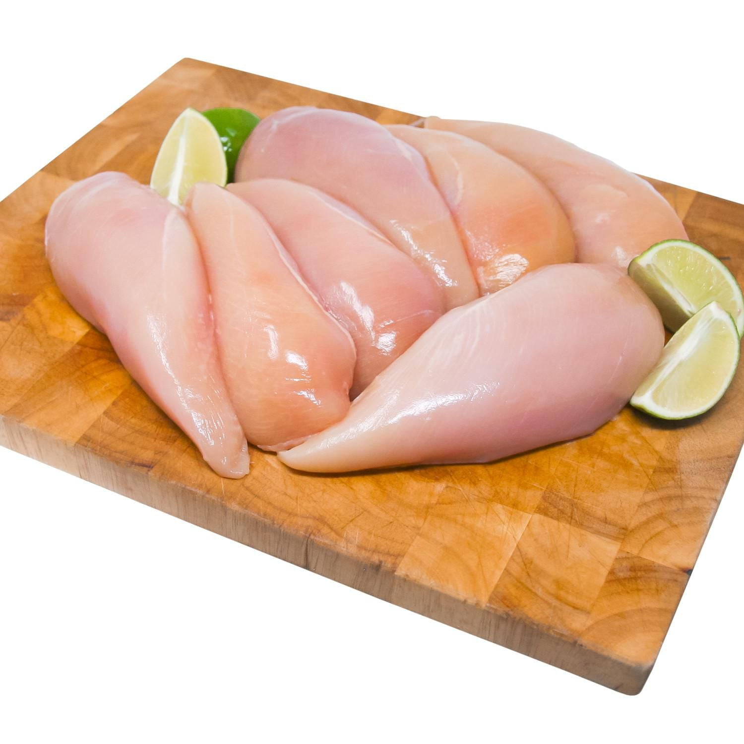 Prime Boneless Skinless Chicken Breasts Raised Without Antibiotics, 6-7 Breasts, Value Pack