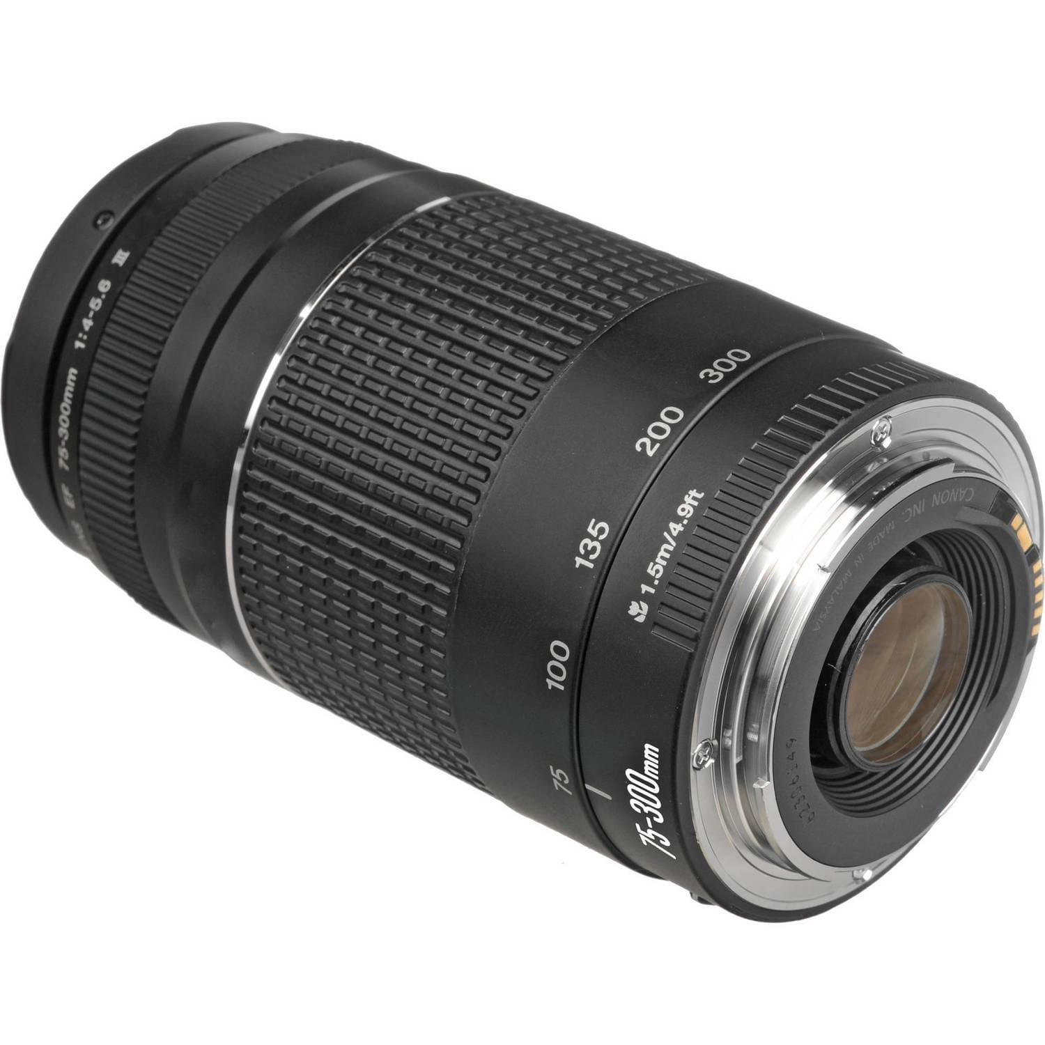 Canon EF 75-300mm f/4-5.6 III Lens - Walmart.ca