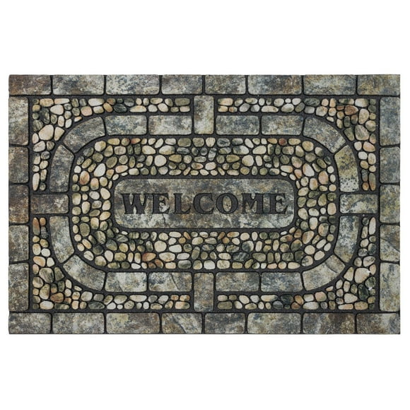 Mohawk Home Garden Pebbles Polyester Door Mat 1'11" X 2'11"