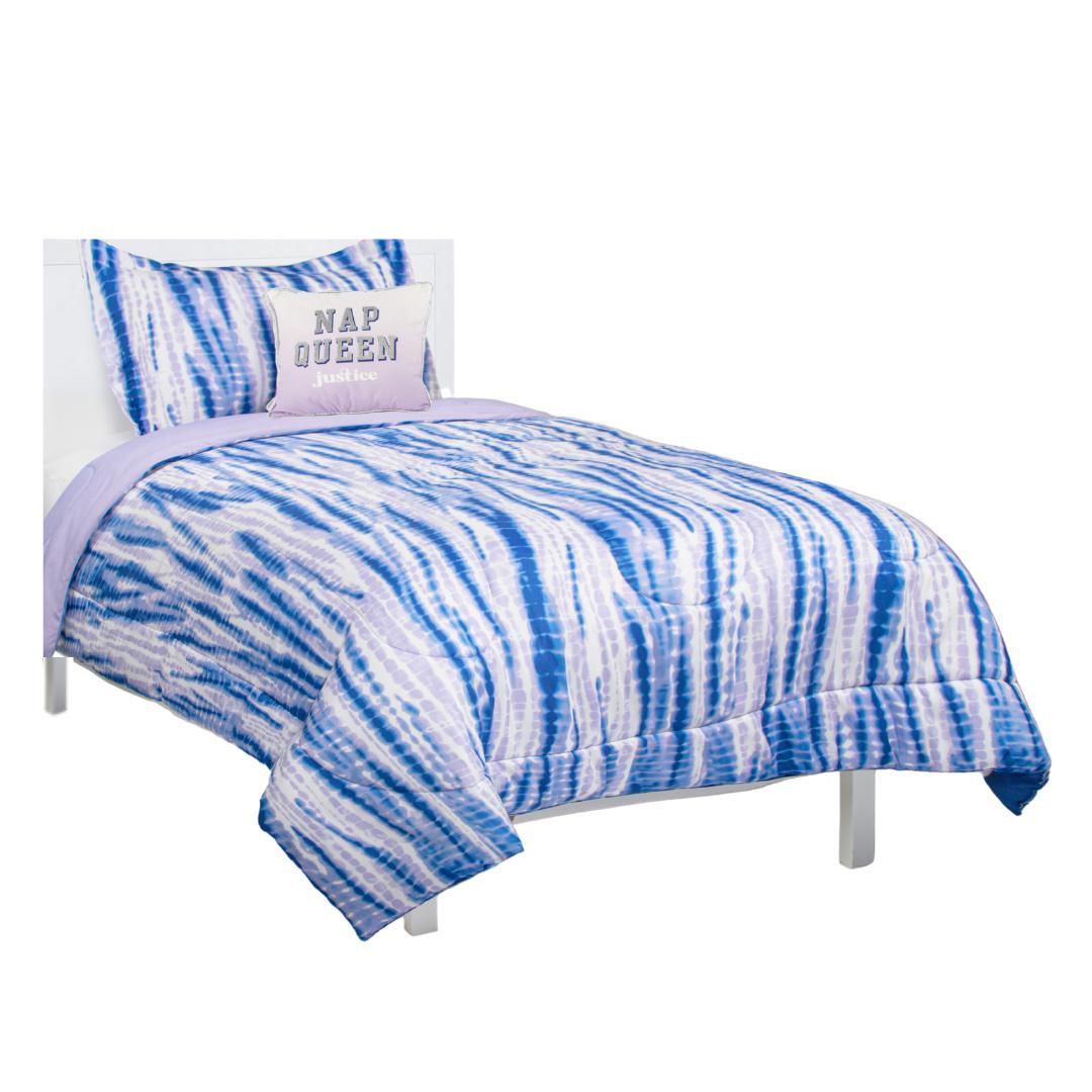 Justice Blue Tie Dye Twin Full Bed In, Justice Bedding Twin