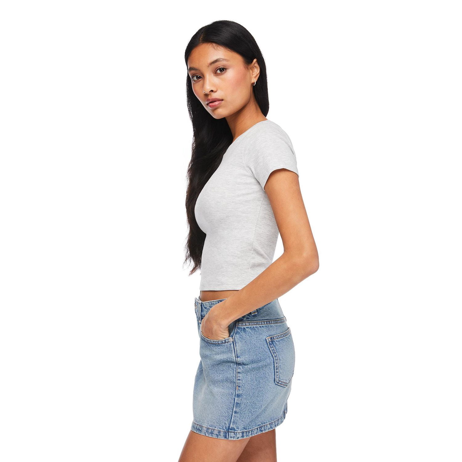 T-shirt coupe bébé No Boundaries pour femmes