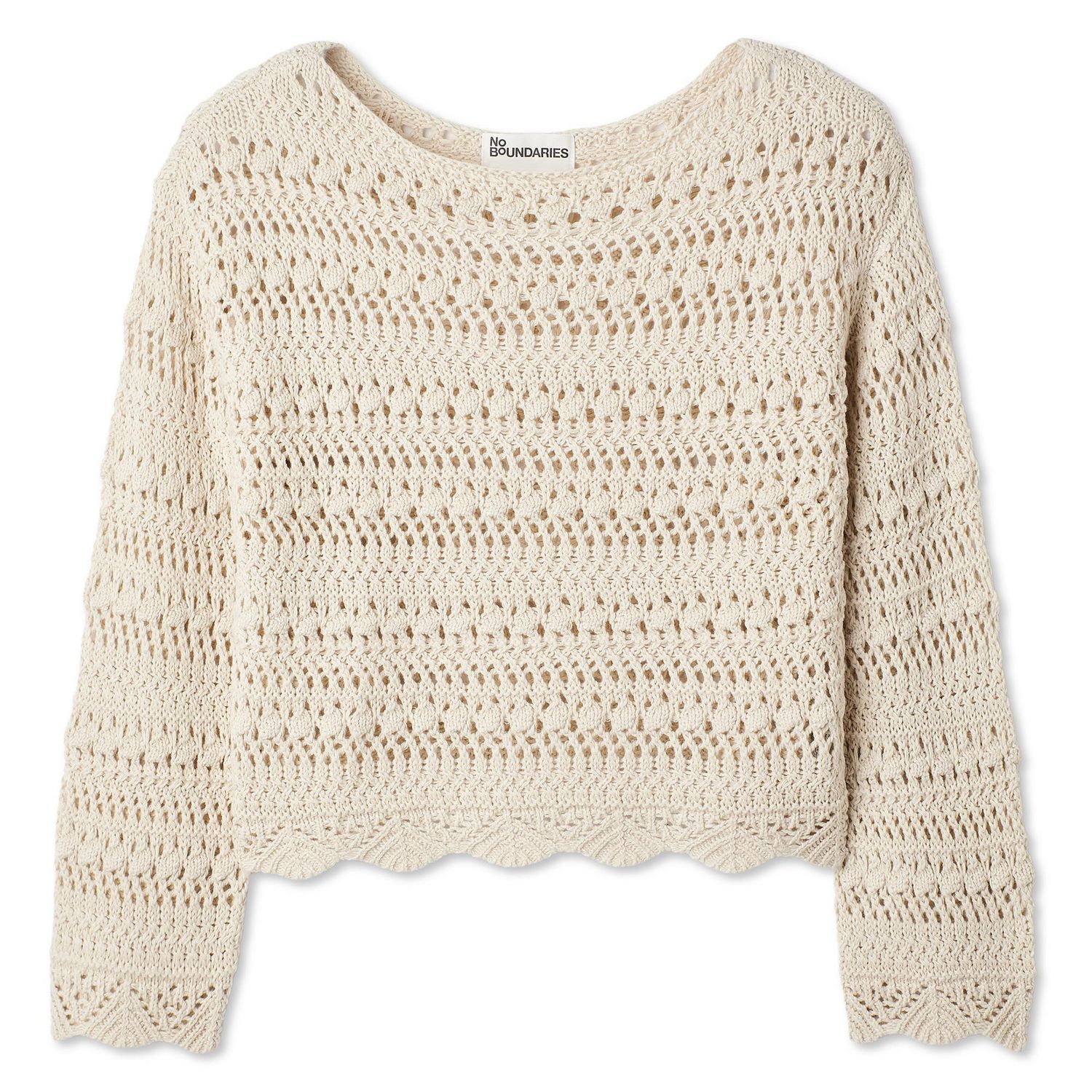 Chandail en crochet No Boundaries pour femmes