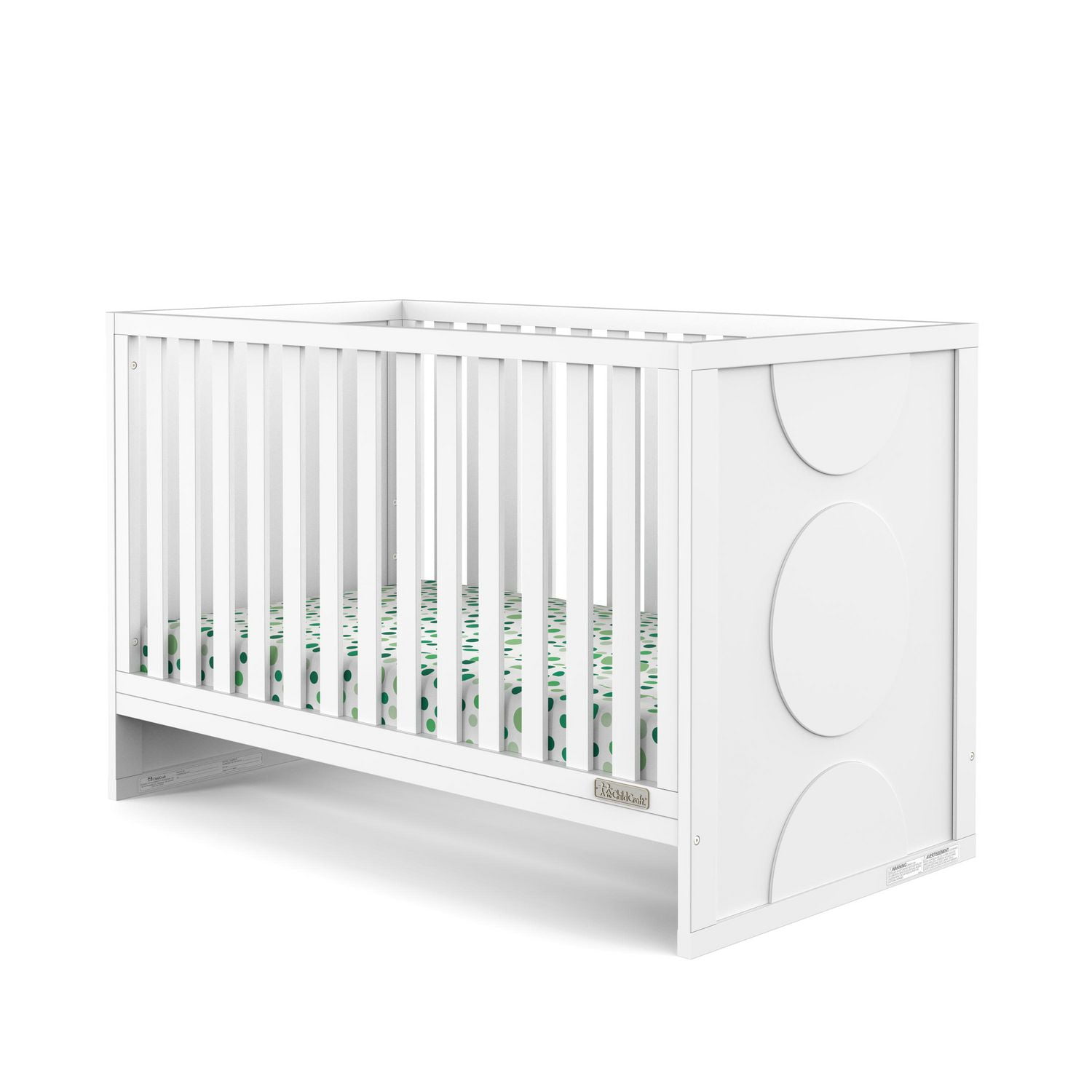 Child craft white crib best sale