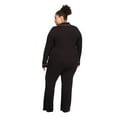 thumbnail image 3 of George Women's Plus Two Piece Pajama Set, 3 of 6
