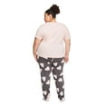 thumbnail image 3 of George Women's Plus Two Piece Pajama Set, 3 of 6