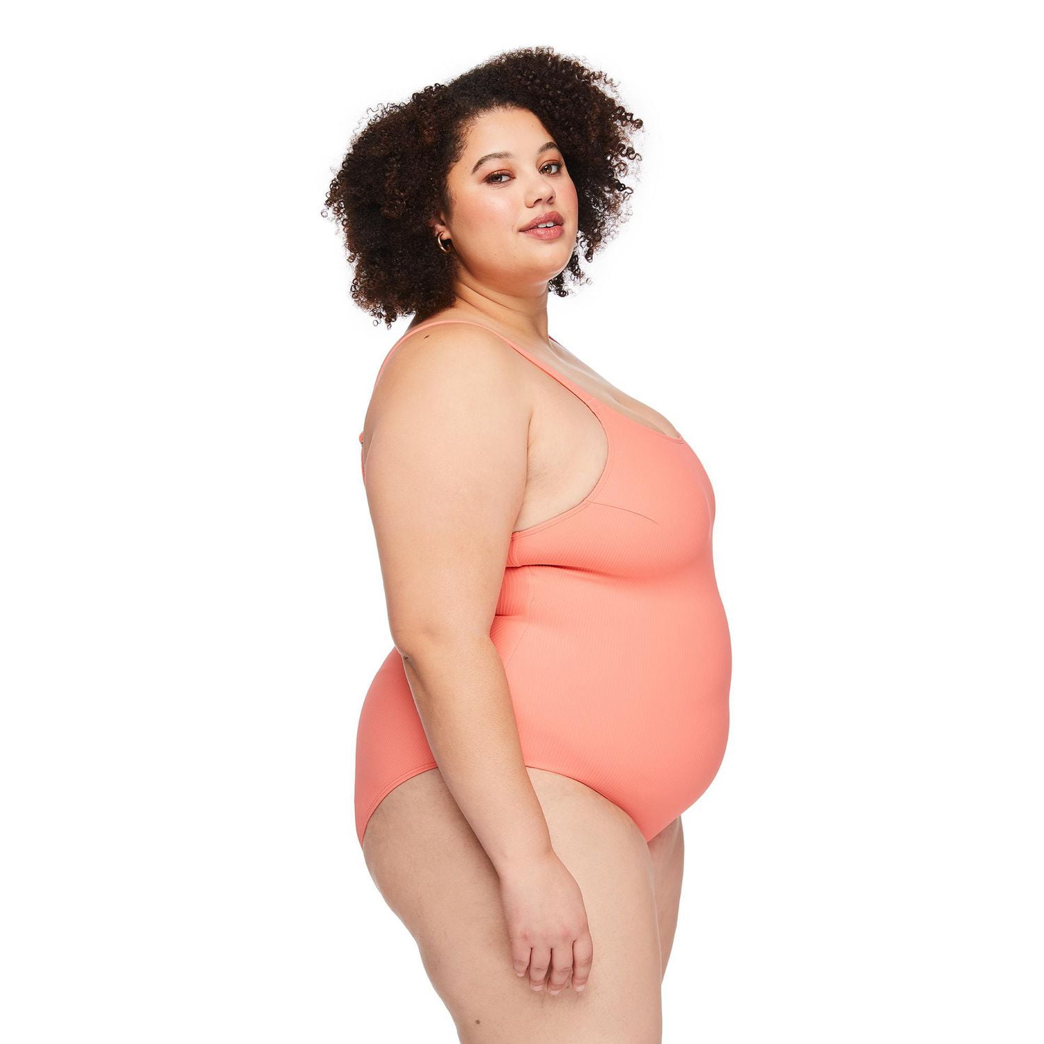 Maillot de bain 1 pièce à encolure dégagée George Plus pour femmes