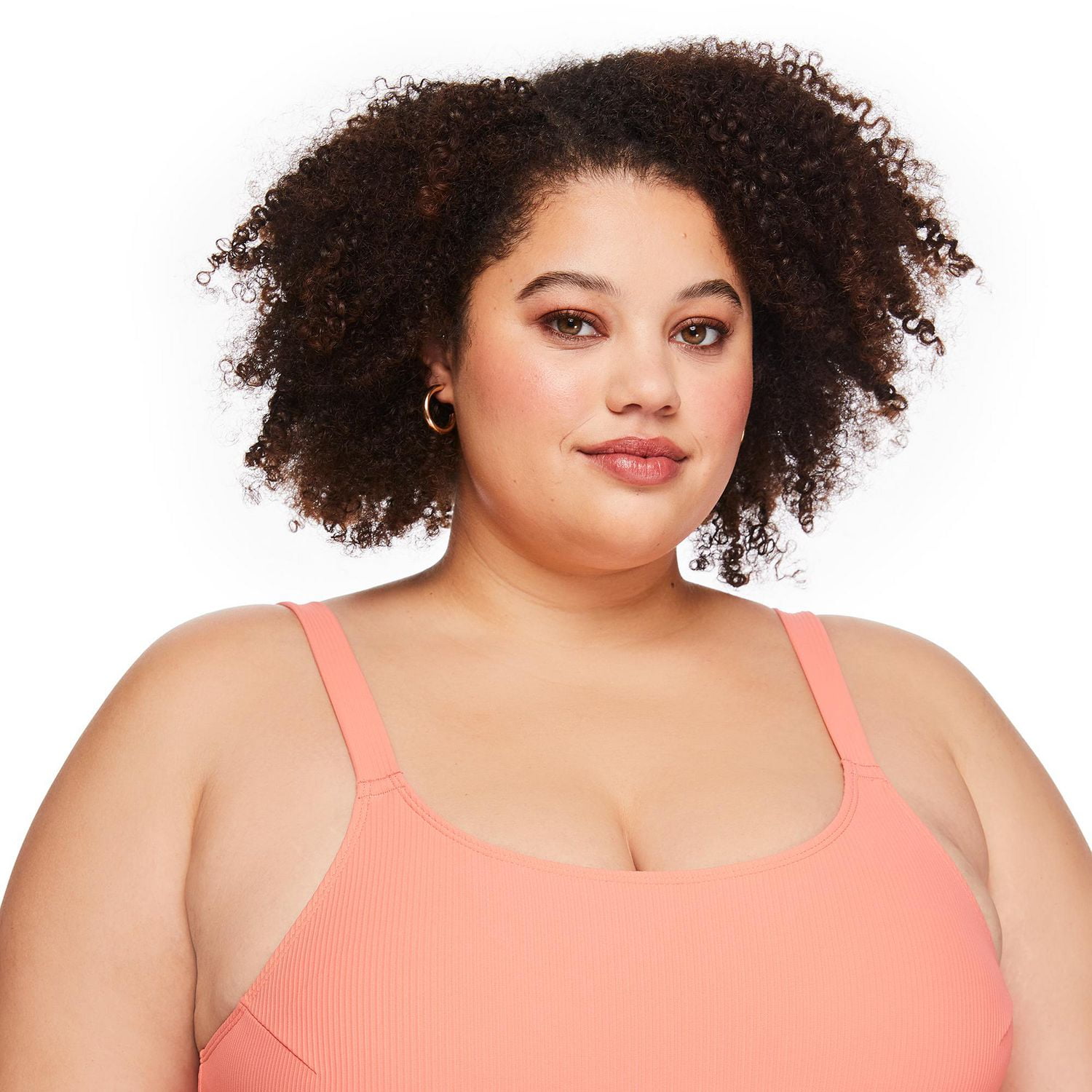 Maillot de bain 1 pièce à encolure dégagée George Plus pour femmes