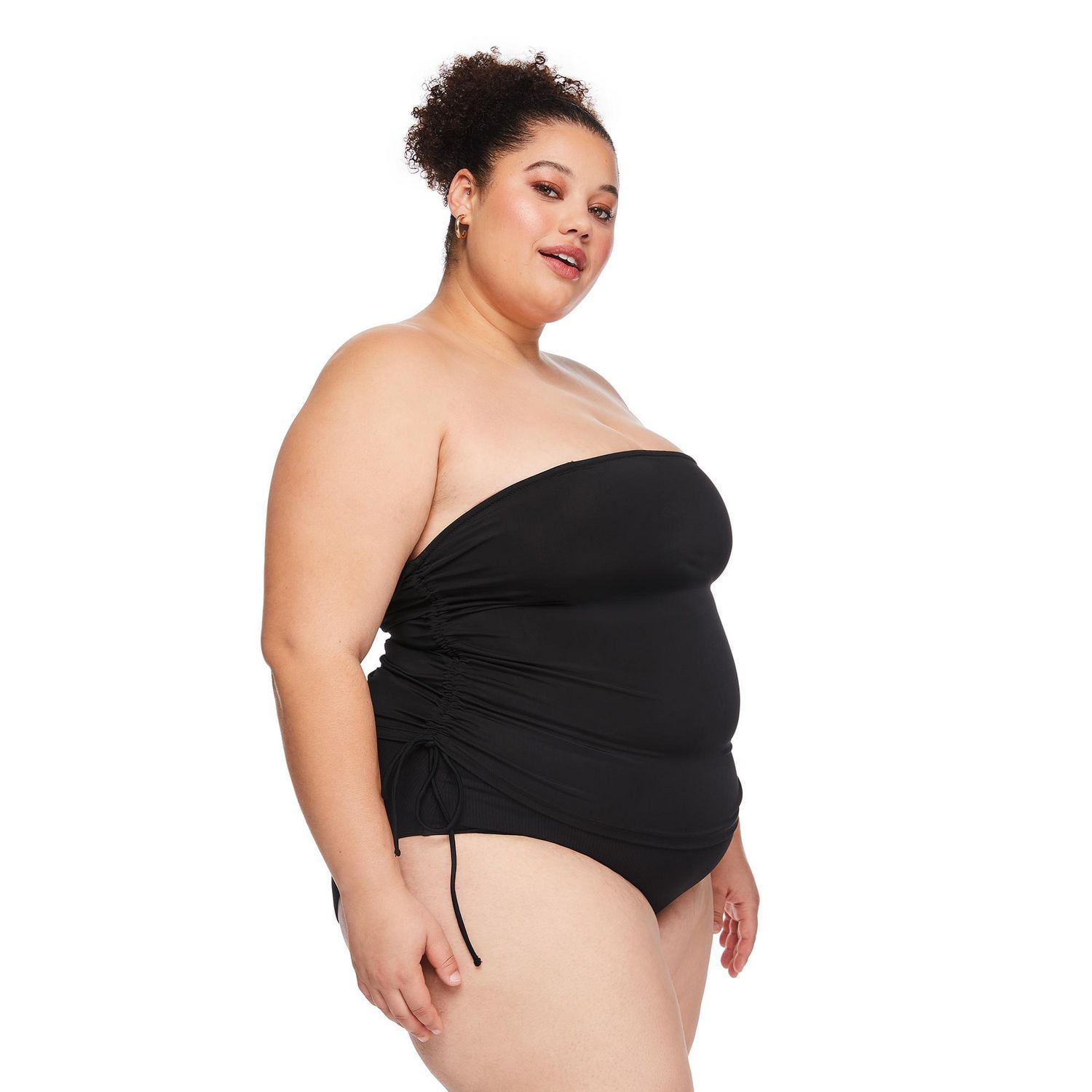 George Women's Plus Ruched Tankini