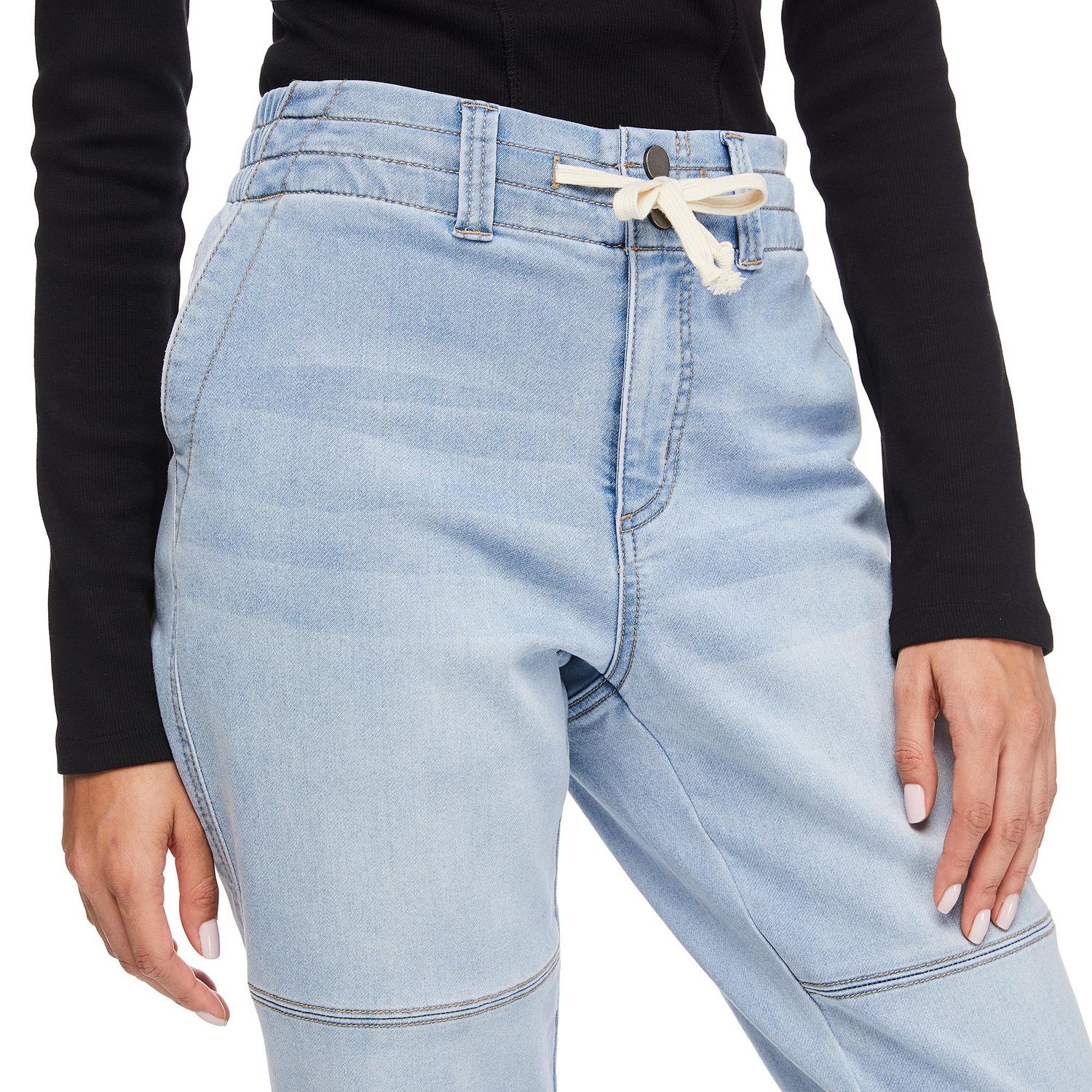 Jogger utilitaire en denim No Boundaries pour femmes