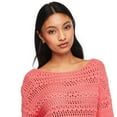 thumbnail image 4 of No Boundaries Women's Crochet Sweater, 4 of 6