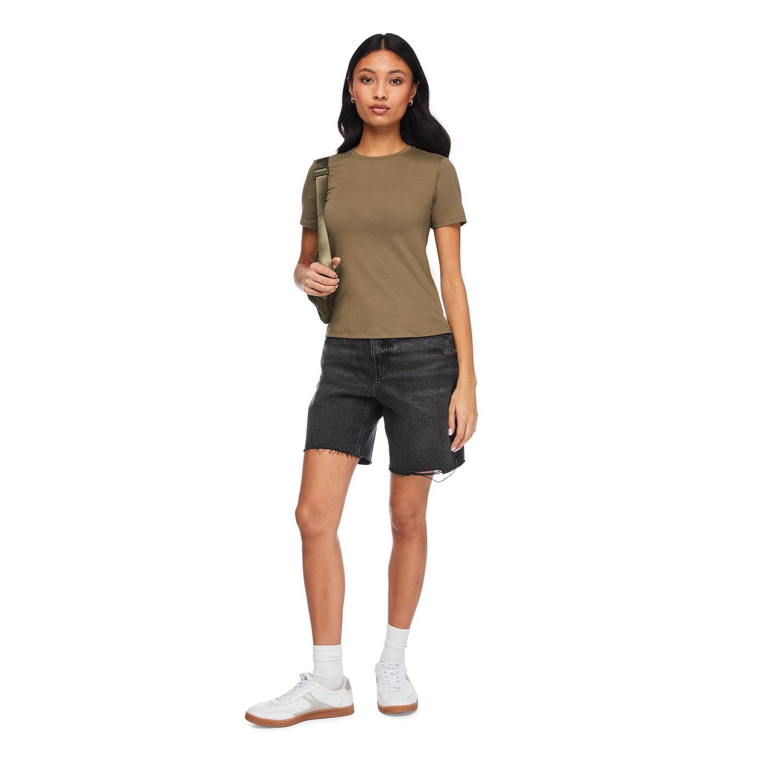 No Boundaries Women's Fitted T-Shirt