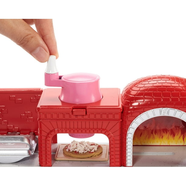 Barbie – Poupée Barbie Chef pizza et Coffret de jeu 