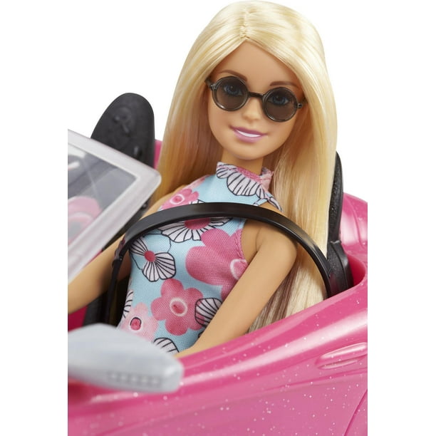 La voiture cabriolet de Barbie Mattel : King Jouet, Barbie et