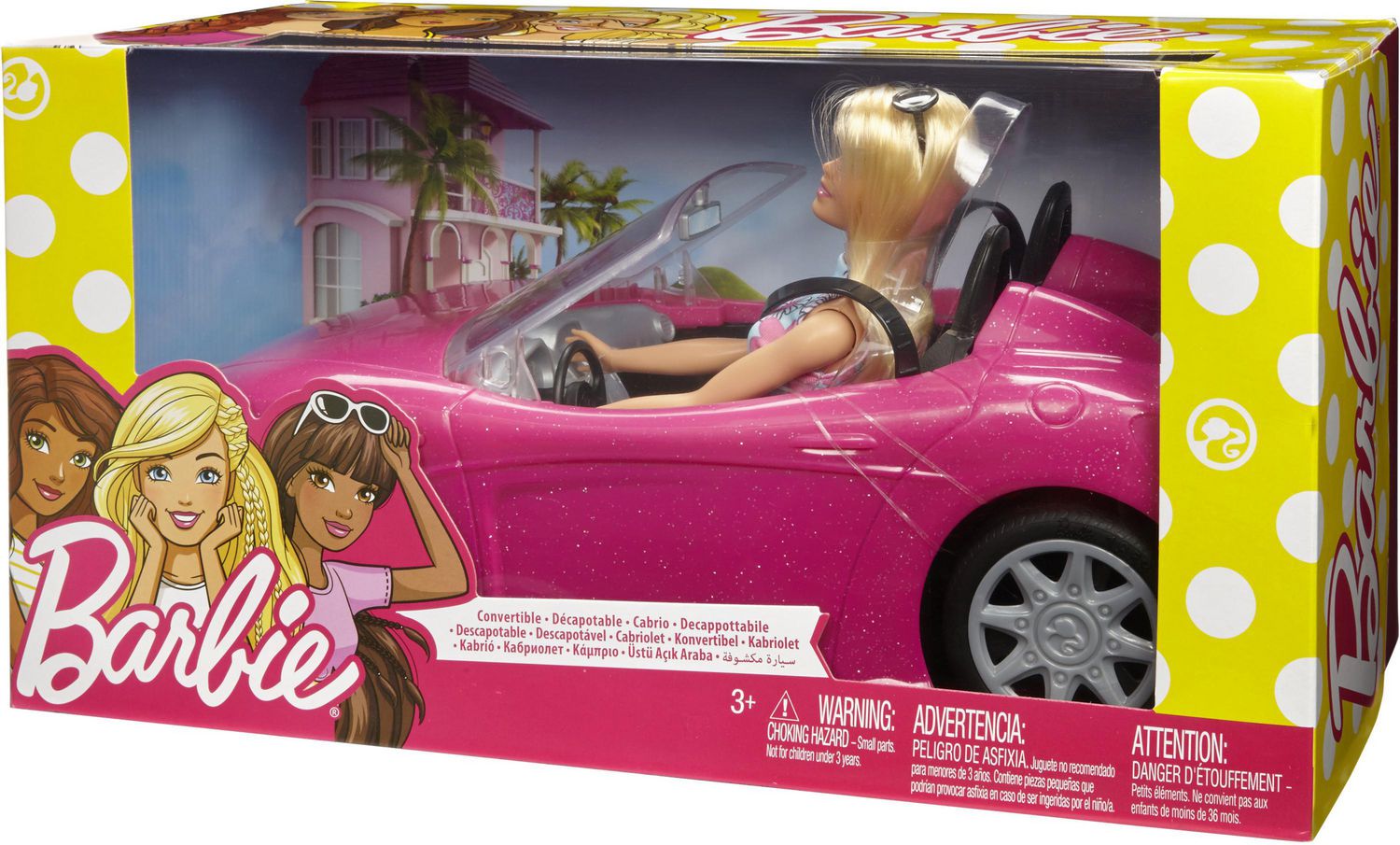 Barbie Poupée Barbie décapotable voiture et poupée Barbie ensemble Neuf 3 Ans 