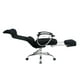 Chaise de bureau ergonomique TygerClaw en maille à haut dossier avec appui-tête – image 3 sur 3