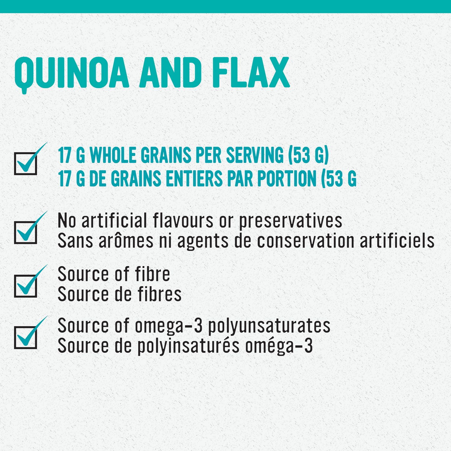 Pain Quinoa et lin Clearly Good de Stonemill®