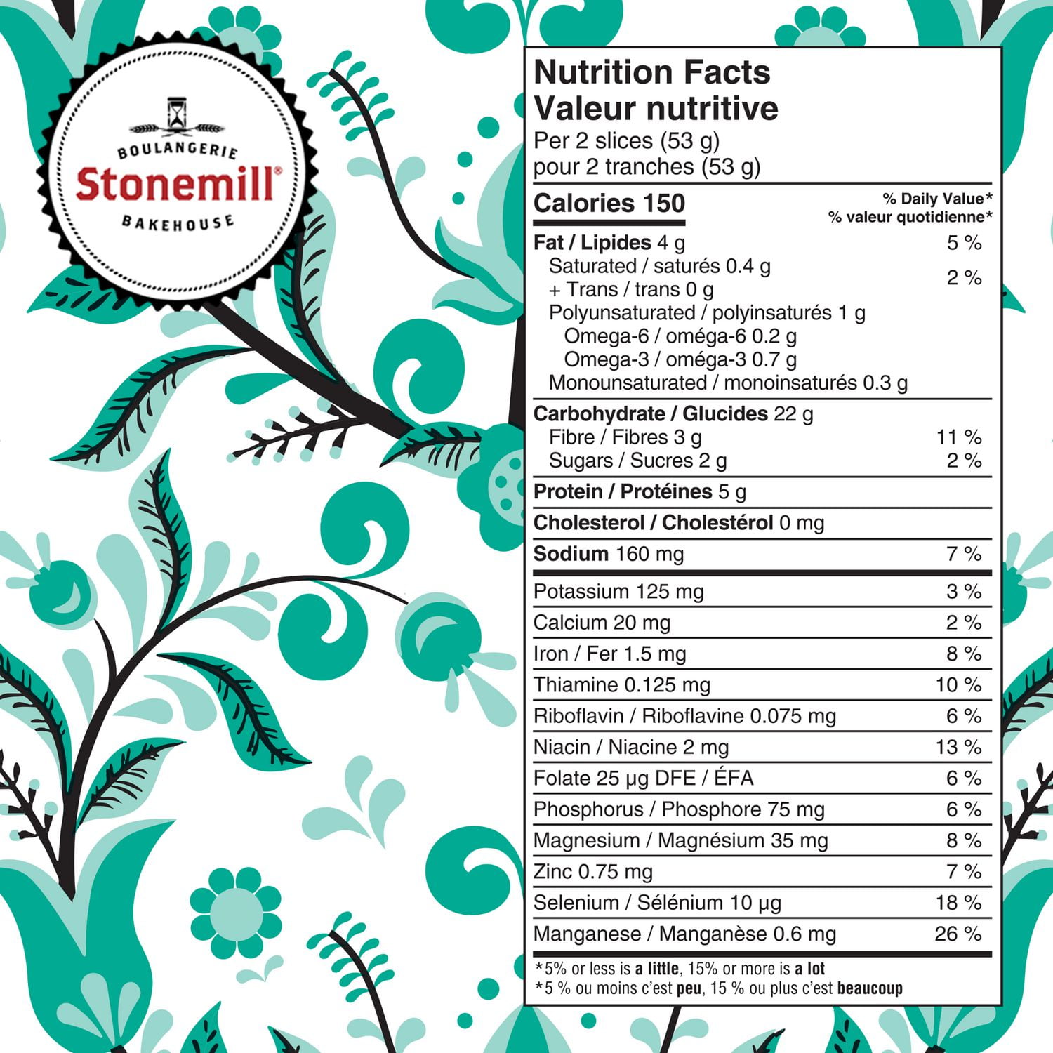 Pain Quinoa et lin Clearly Good de Stonemill®