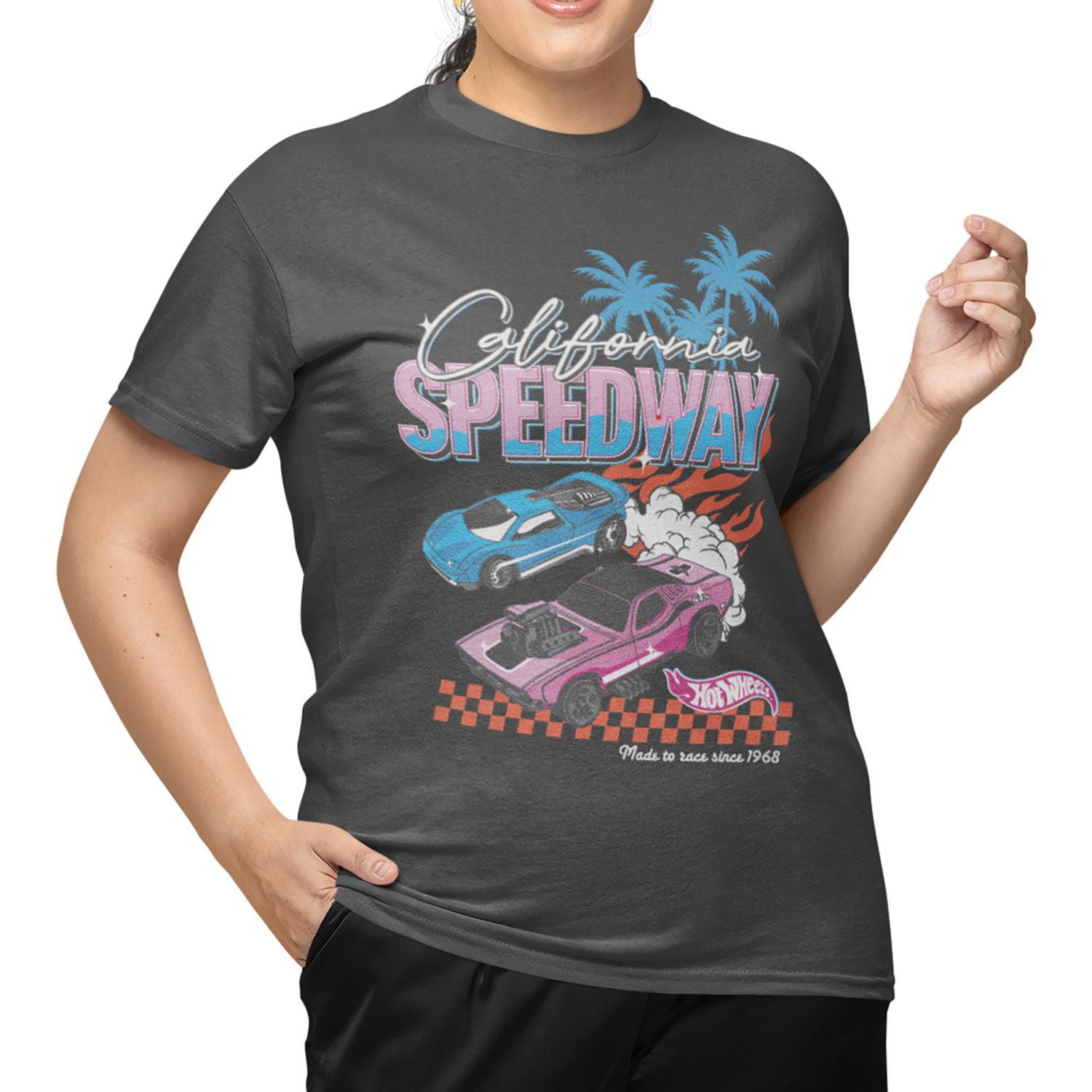 Hot Wheels Retro Tee shirt femme.