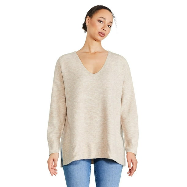 George Women's Split Side Tunic Sweater - Walmart.ca