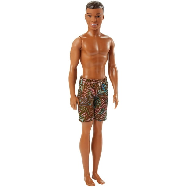 Barbie Ken Beach Doll - Geometric Pattern 