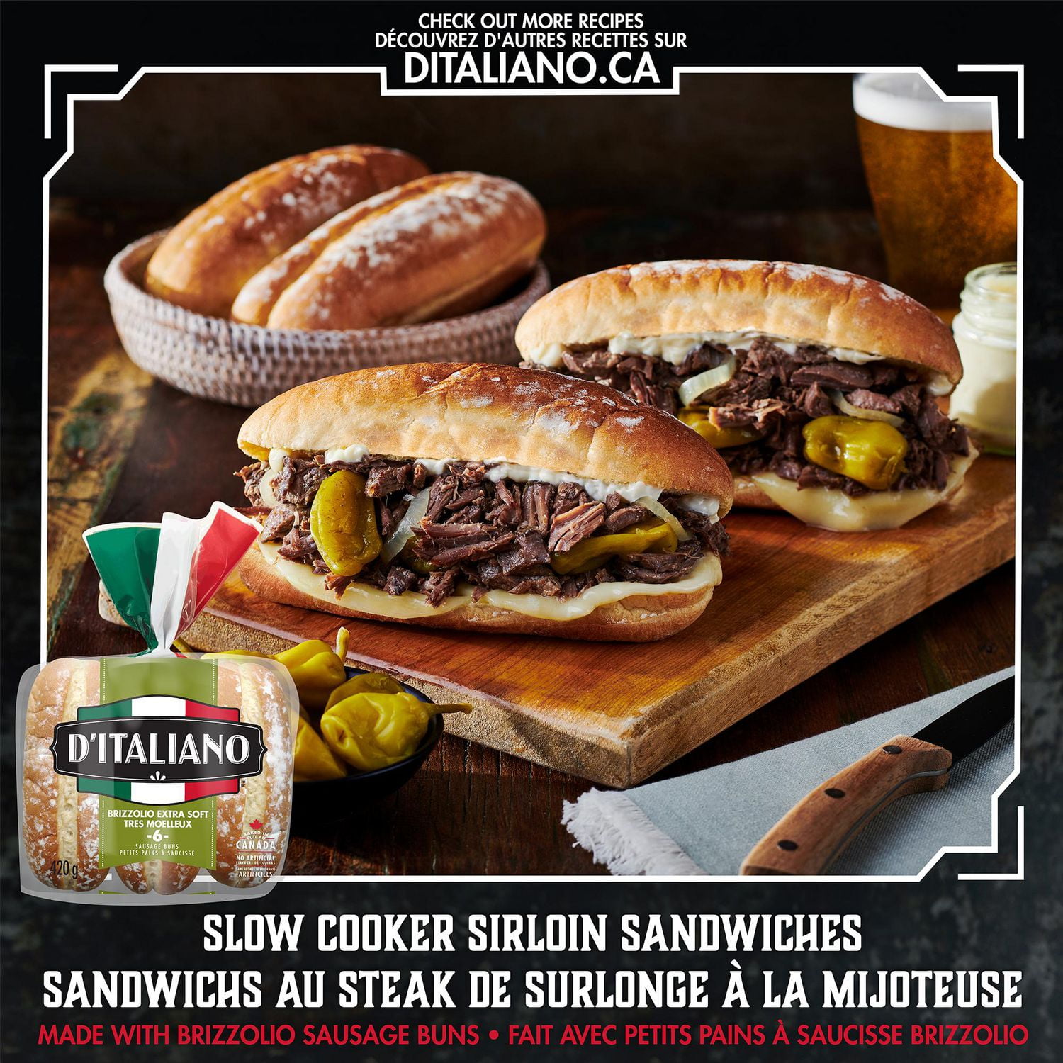 D'Italiano Brizzolio Sausage Buns - Walmart.ca