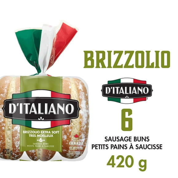 D'Italiano Brizzolio Sausage Buns, 420 g
