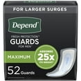 thumbnail image 1 of Depend Incontinence Guards for MEN, Maximum Absorbency, 1 of 5