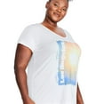 thumbnail image 2 of George Plus Women's V-Neckline Tee, 2 of 6