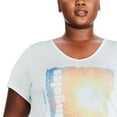 thumbnail image 4 of George Plus Women's V-Neckline Tee, 4 of 6