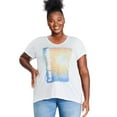 thumbnail image 1 of George Plus Women's V-Neckline Tee, 1 of 6