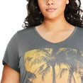 thumbnail image 4 of George Plus Women's V-Neckline Tee, 4 of 6