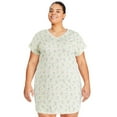 thumbnail image 1 of George Plus Women's V-Neckline Nightshirt, 1 of 6