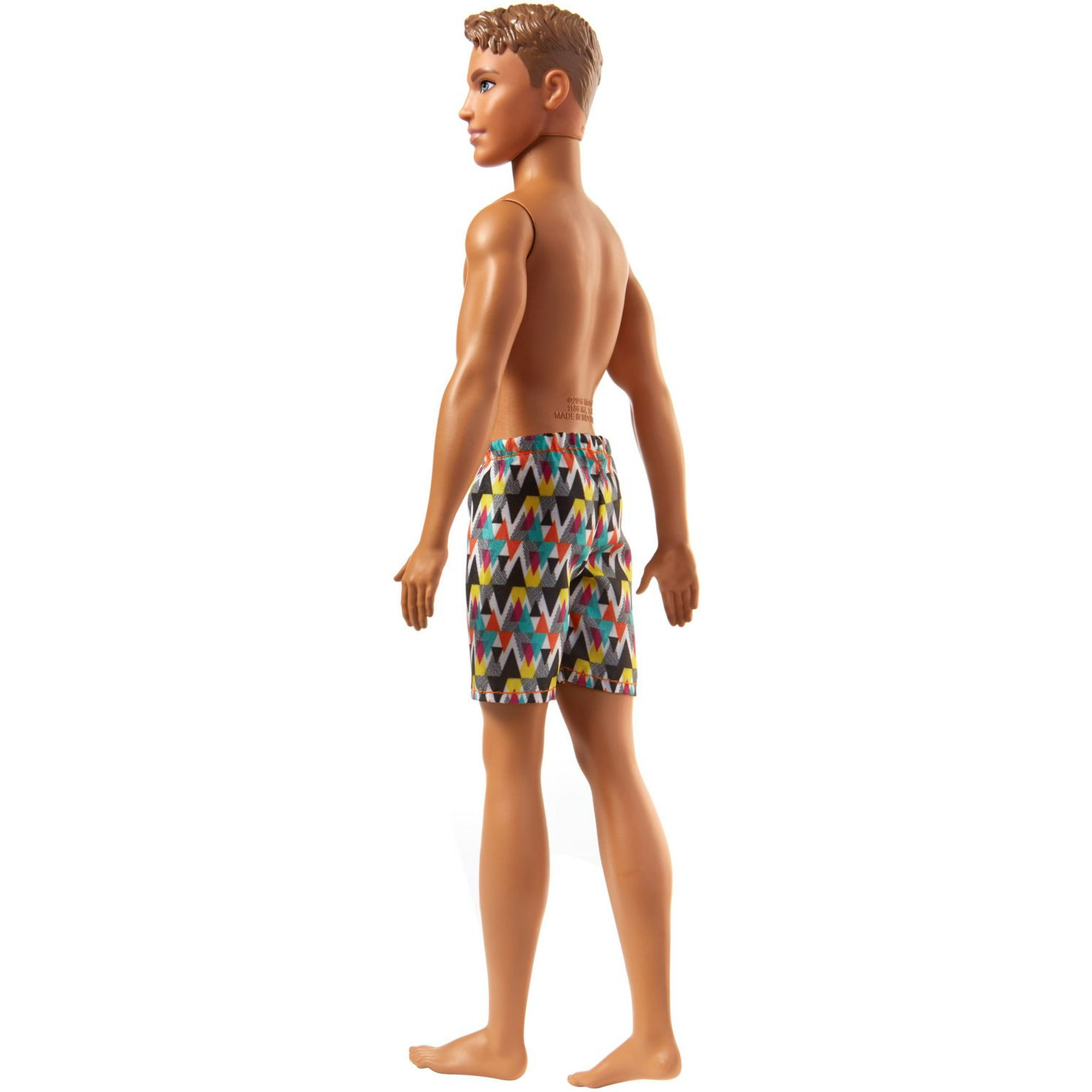 Barbie Ken Beach Doll with LA Shorts - Entertainment Earth