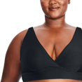 thumbnail image 4 of George Plus Women's Triangle Bikini Top, 4 of 6