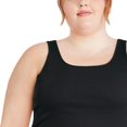 thumbnail image 4 of George Plus Women's Rib Tank, 4 of 6