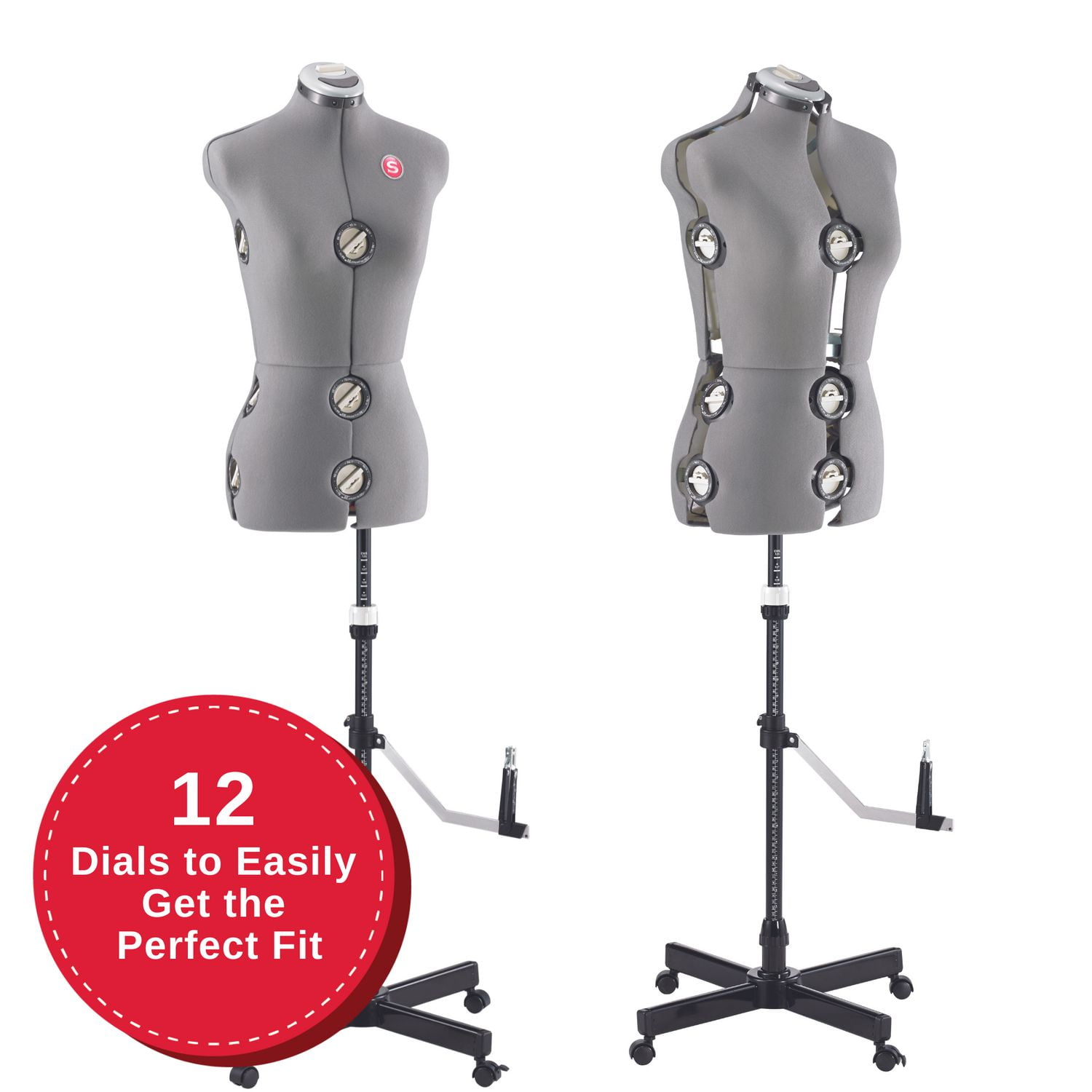 Adult Female Dress Form Padding System for Professional Dress Form  Mannequins 12 Piece Kit PAD-ST 