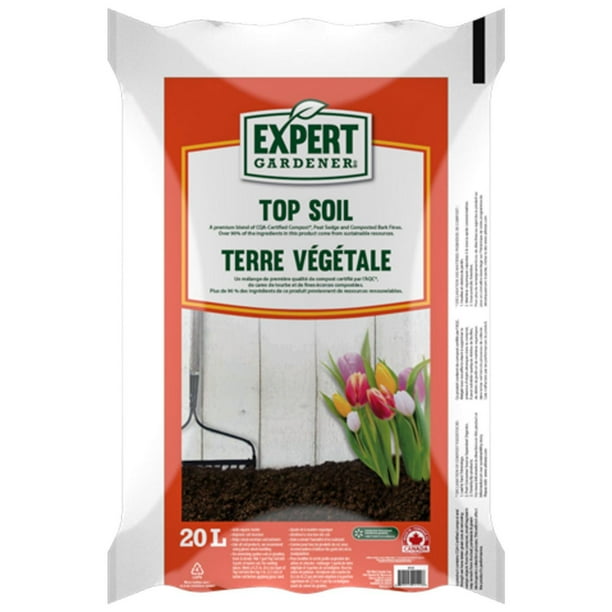 Expert Gardener Top Soil, Soil blend for general gardening use 20L