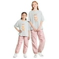 thumbnail image 3 of T-shirt ample et carré George pour filles, 3 of 6
