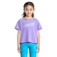 thumbnail image 4 of Athletic Works Girls' Boxy T-Shirt, 4 of 6