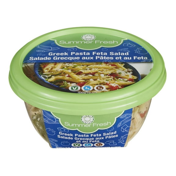 Summer Fresh Greek Pasta Feta Salad