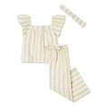 thumbnail image 2 of George Toddler Girls' Wide Leg Pant 3-Piece Set, 2 of 2