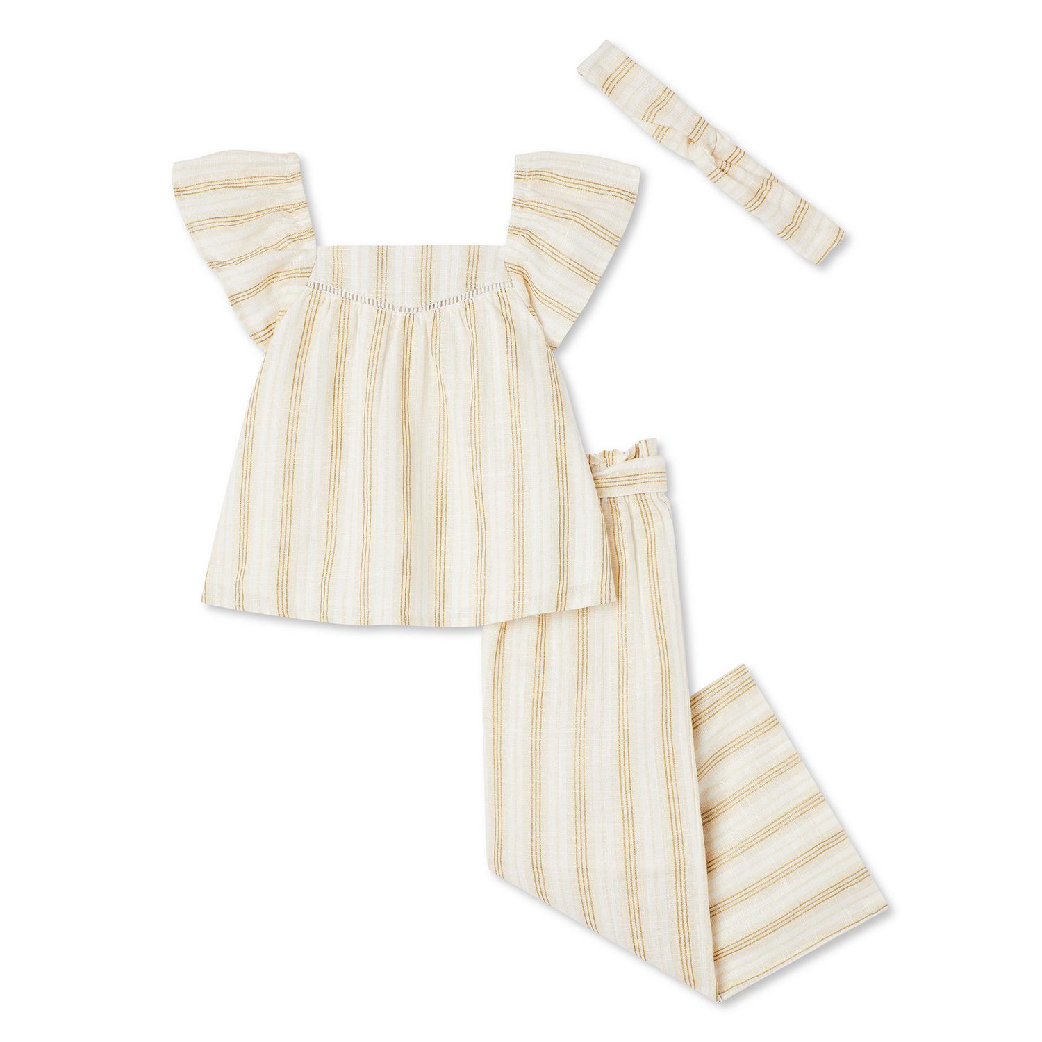 George Toddler Girls' Wide Leg Pant 3-Piece Set