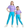 thumbnail image 3 of Athletic Works Girls' Printed Ankle Legging, 3 of 6